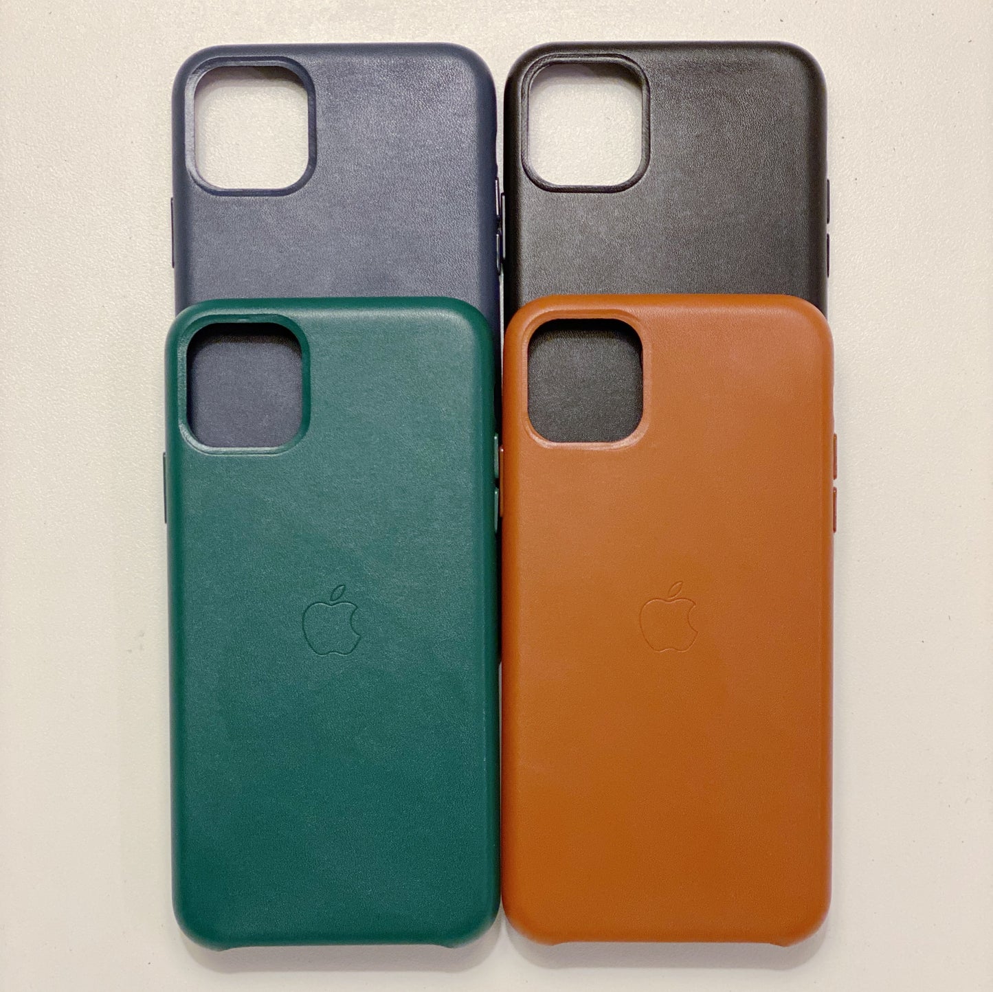 Leather iPhone Case with logo