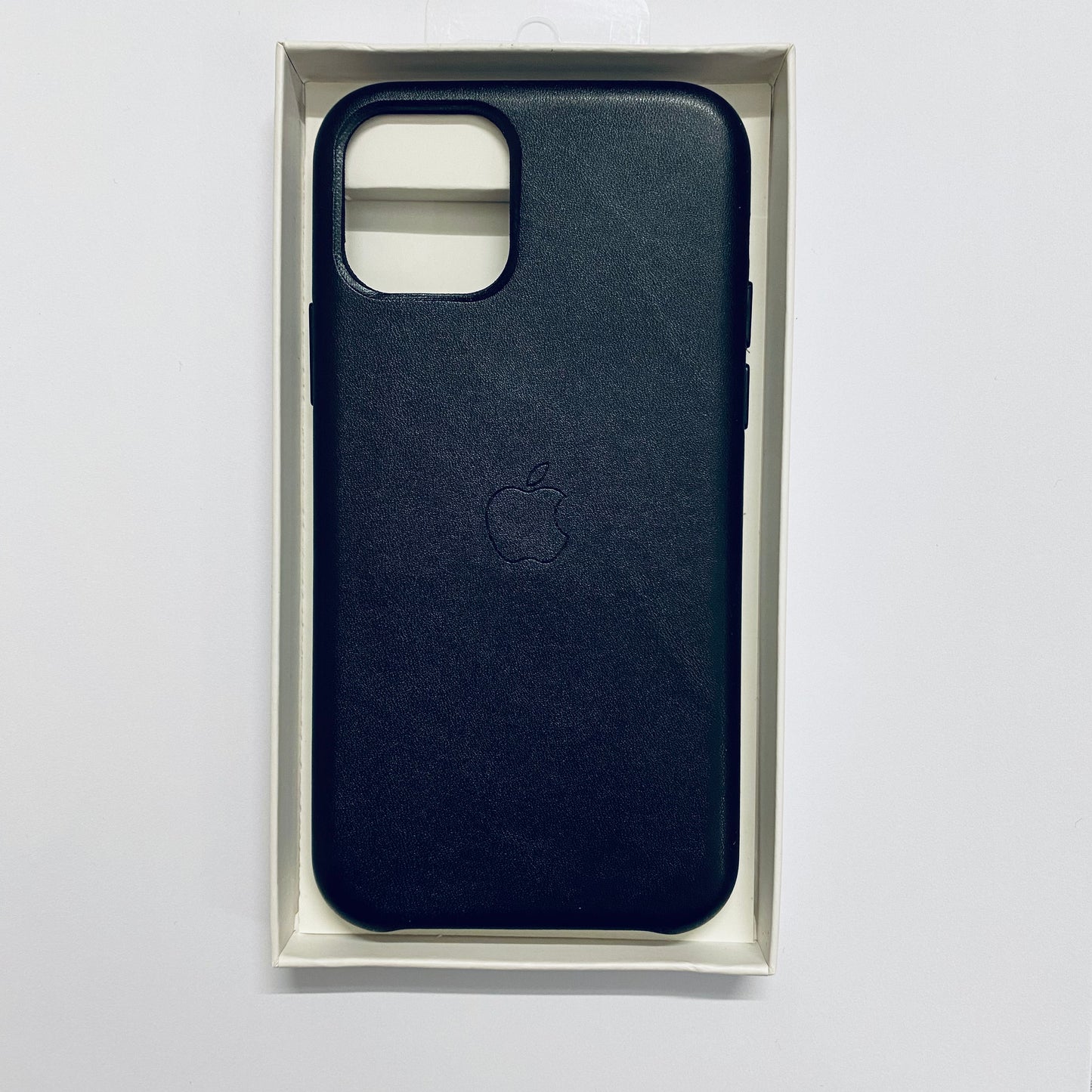 Leather iPhone Case with logo