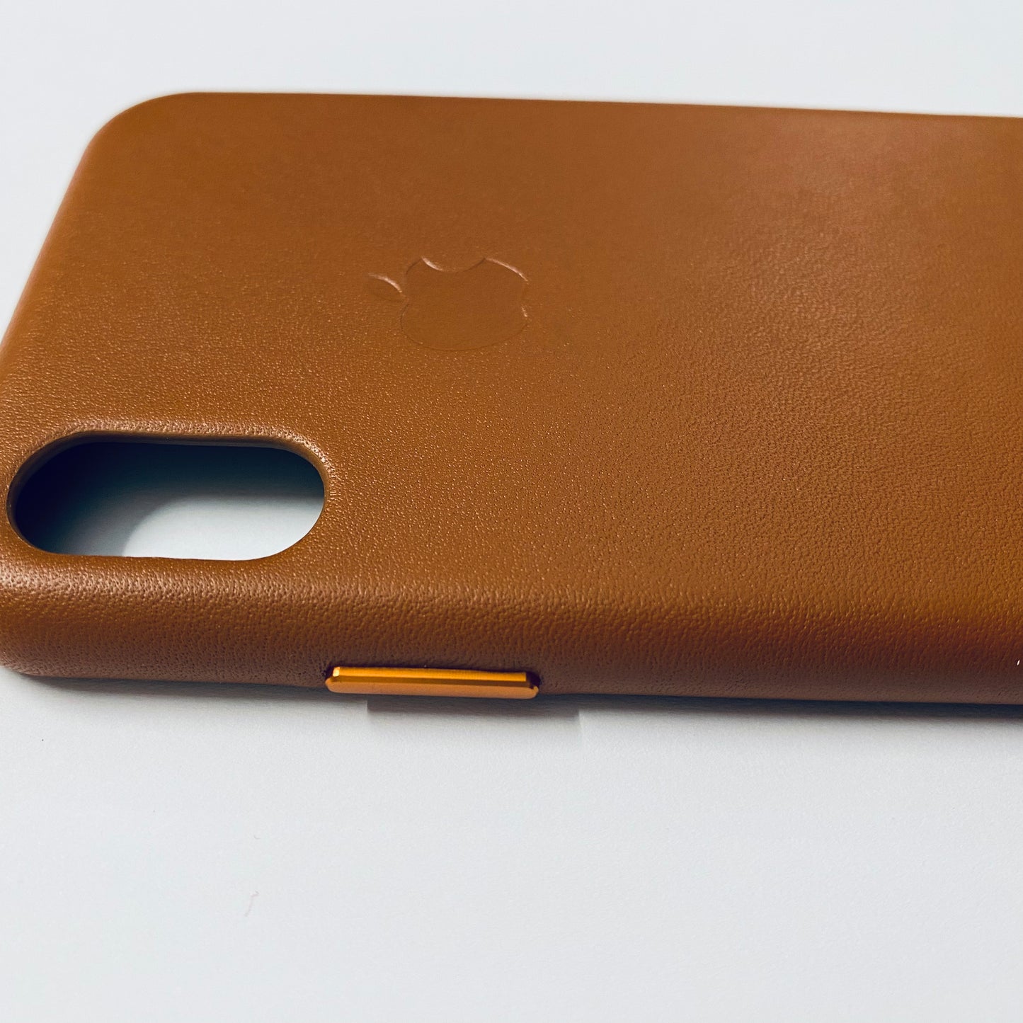 Leather iPhone Case with logo