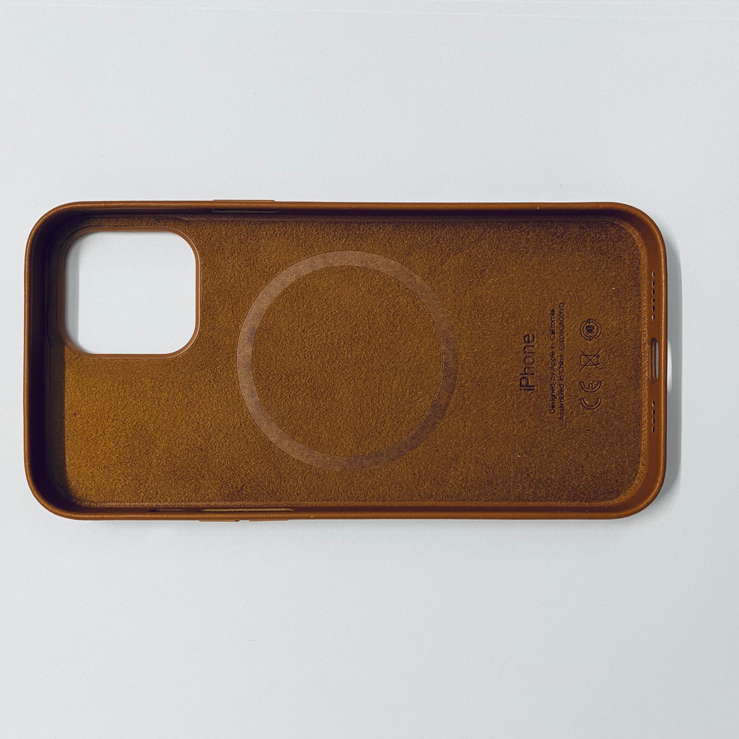 Leather iPhone Case with logo