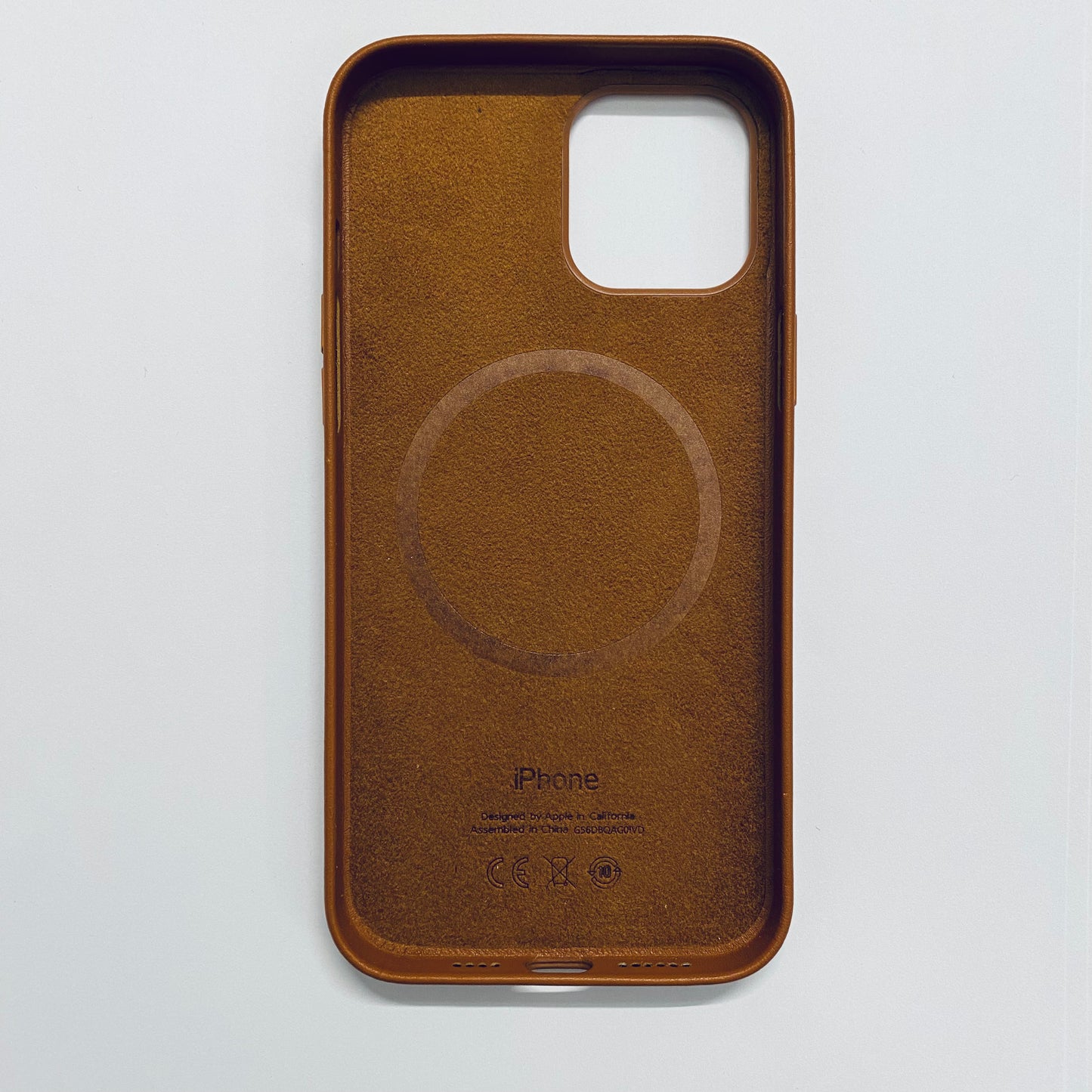 Leather iPhone Case with logo