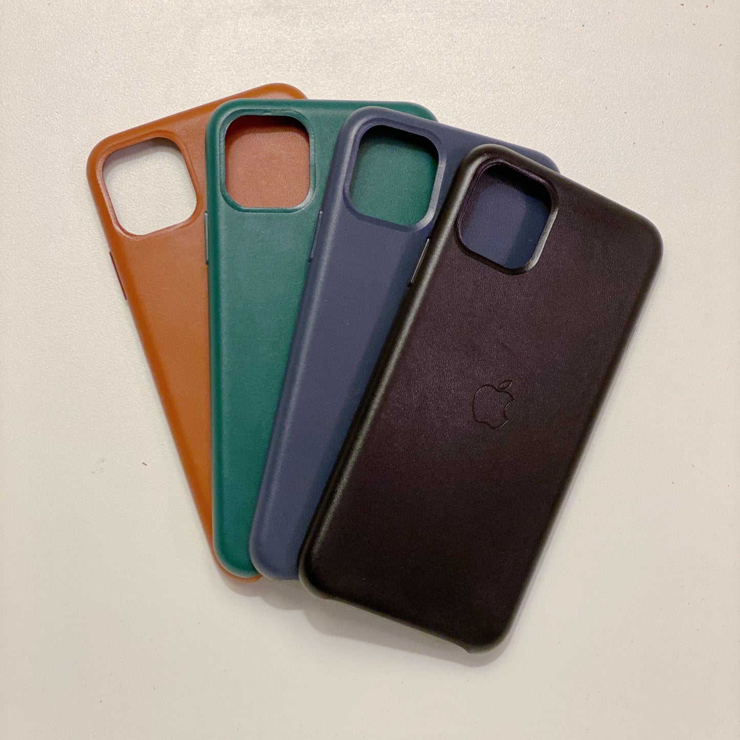 Leather iPhone Case with logo