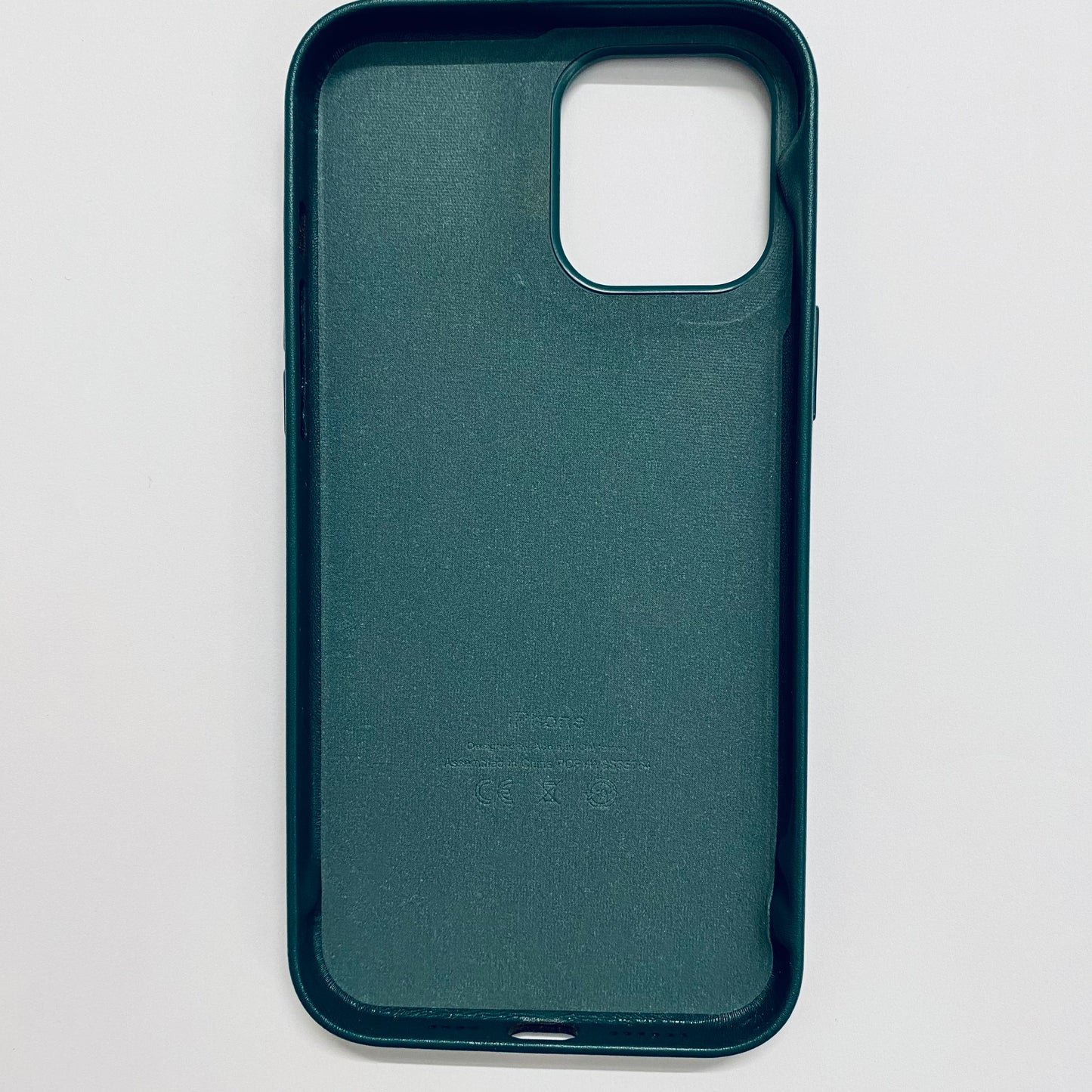 Leather iPhone Case with logo