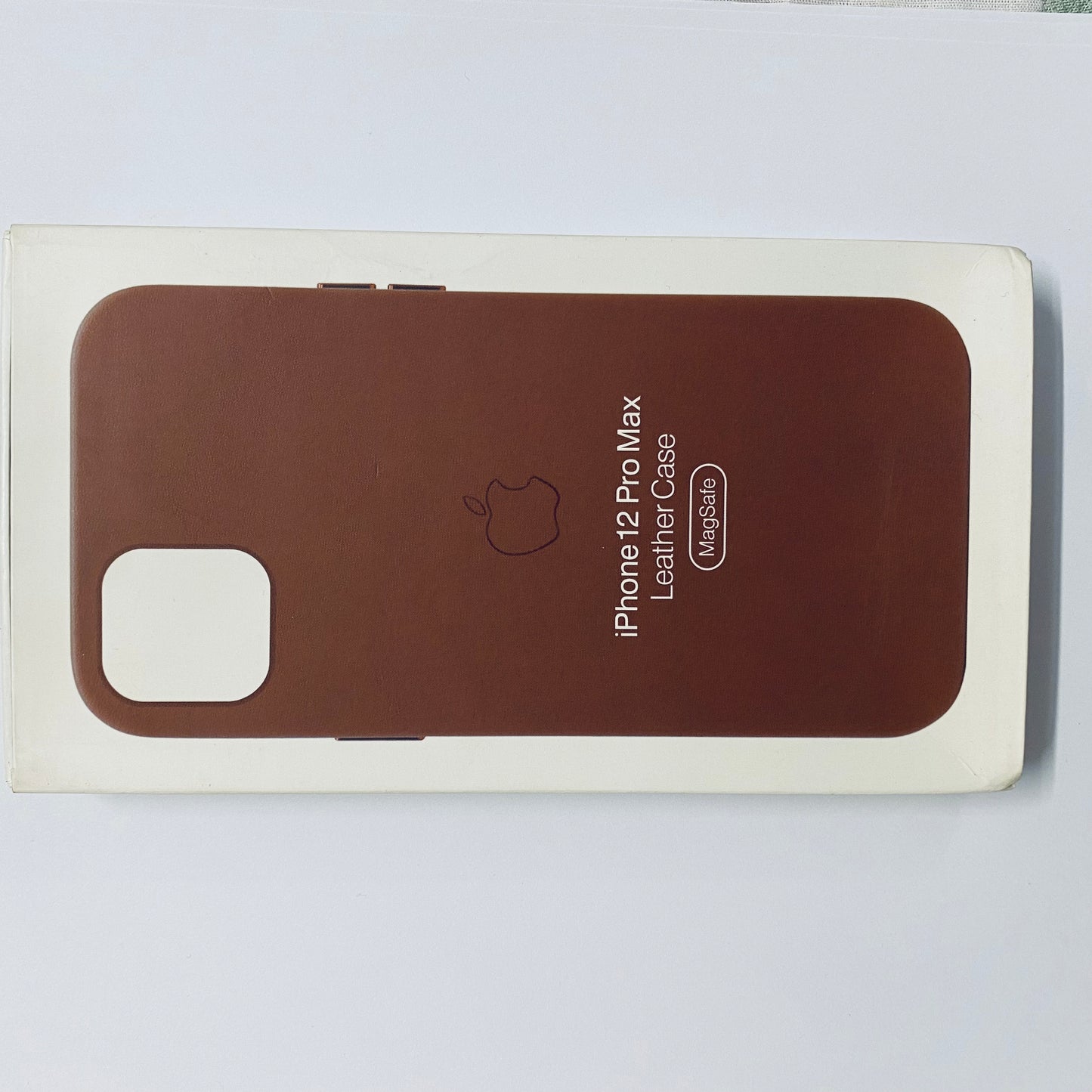 Leather iPhone Case with logo