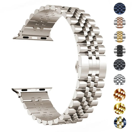 Elegant Stainless Steel Watch Band