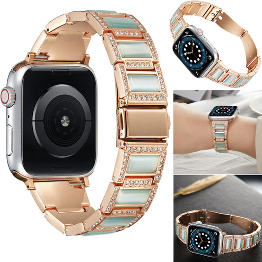 Bling Luxury Fancy Dual Tone Watch Band