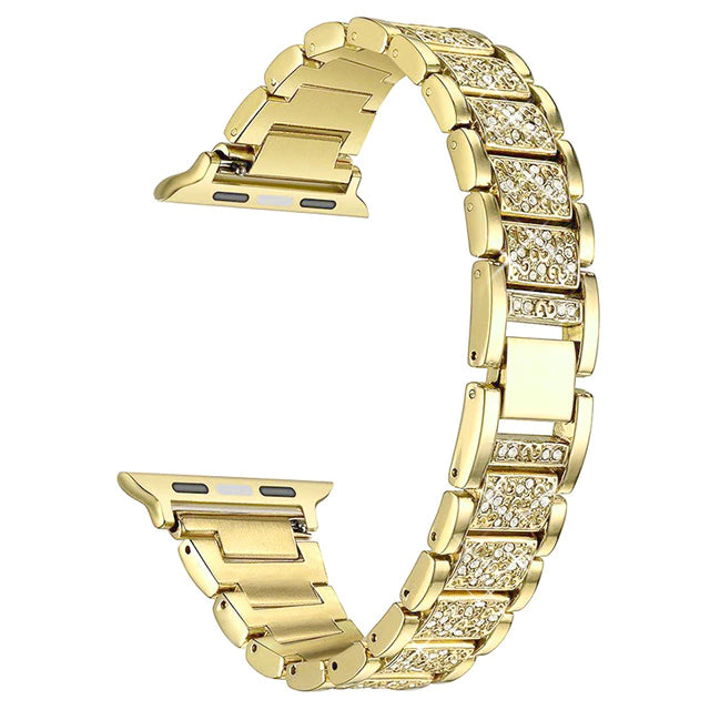 Wide Ladies Fancy Stainless Steel Watch Band